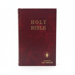 Gideons‎ Holy Bible New King James Version NKJV Burgundy Thomas Nelson 1985